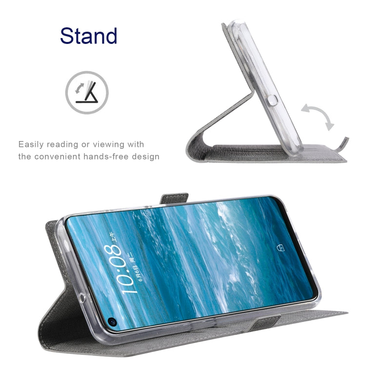 For Nokia G300 ViLi K Series Magnetic Buckle Leather Phone Case(Grey) by ViLi