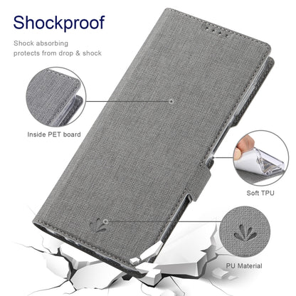 For Nokia G300 ViLi K Series Magnetic Buckle Leather Phone Case(Grey) by ViLi