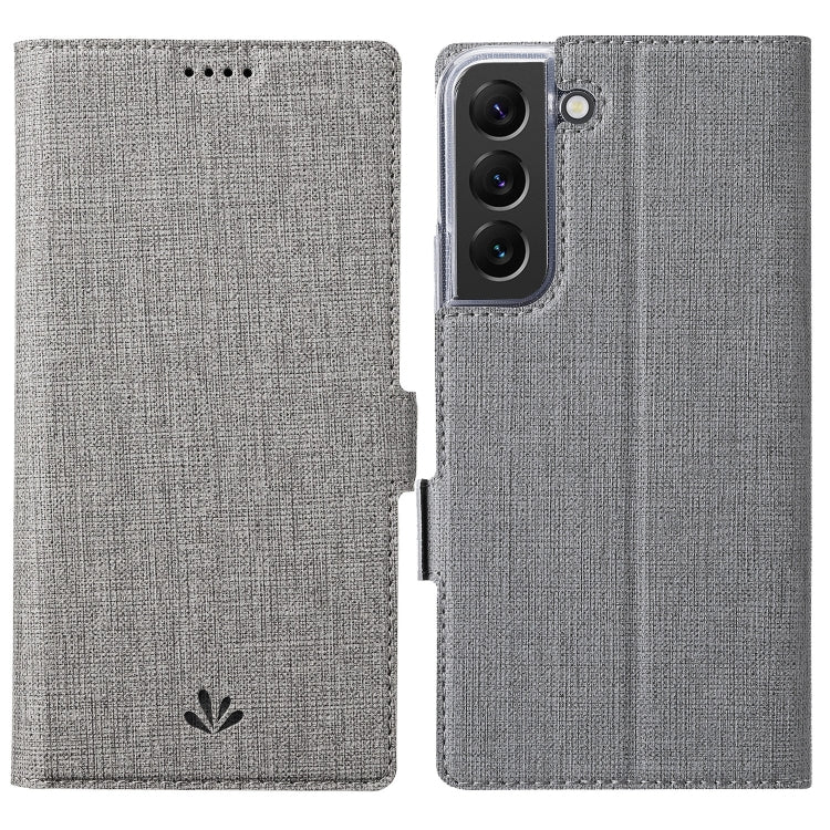 For Samsung Galaxy S22+ 5G ViLi K Series Magnetic Buckle Leather Phone Case(Grey) by ViLi