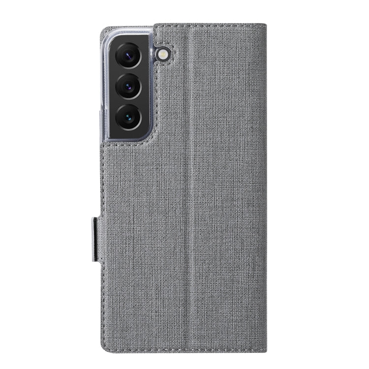 For Samsung Galaxy S22+ 5G ViLi K Series Magnetic Buckle Leather Phone Case(Grey) by ViLi