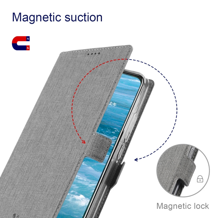 For Samsung Galaxy S22+ 5G ViLi K Series Magnetic Buckle Leather Phone Case(Grey) by ViLi