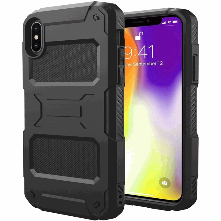 For iPhone X / XS FATBEAR Armor Shockproof Cooling Case(Black) by FATBEAR