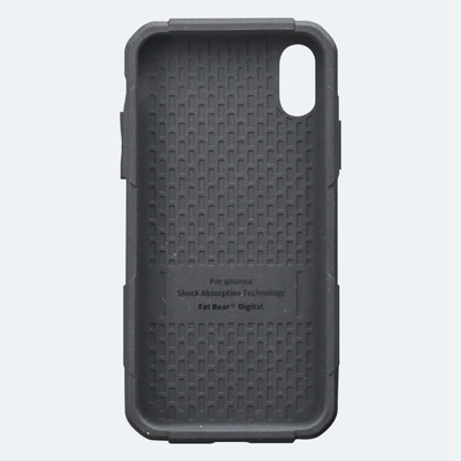 For iPhone X / XS FATBEAR Armor Shockproof Cooling Case(Black) by FATBEAR