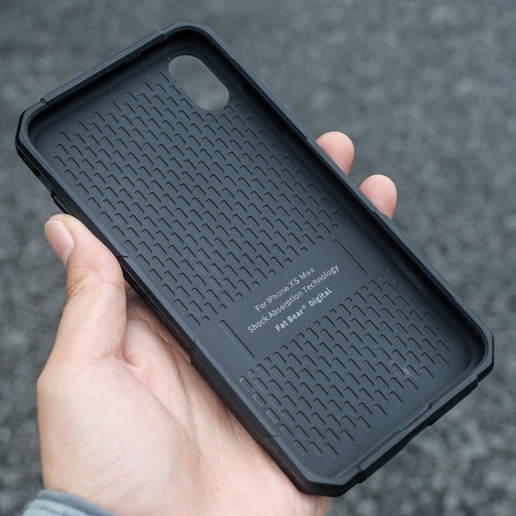 For iPhone XS Max FATBEAR Armor Shockproof Cooling Case(Black) by FATBEAR