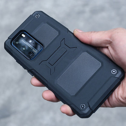 For Huawei P40 FATBEAR Armor Shockproof Cooling Phone Case(Black) by FATBEAR