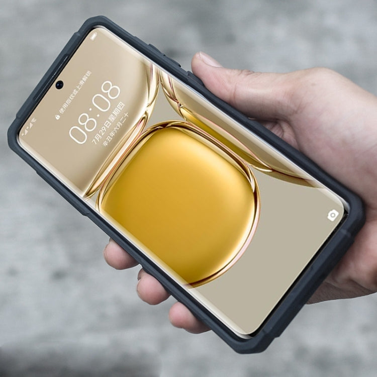 For Huawei P50 Pro FATBEAR Armor Shockproof Cooling Phone Case(Black) by FATBEAR