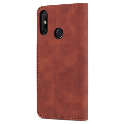 For Huawei Enjoy 20e AZNS Skin Feel Calf Texture Horizontal Flip Leather Phone Case(Brown) by AZNS