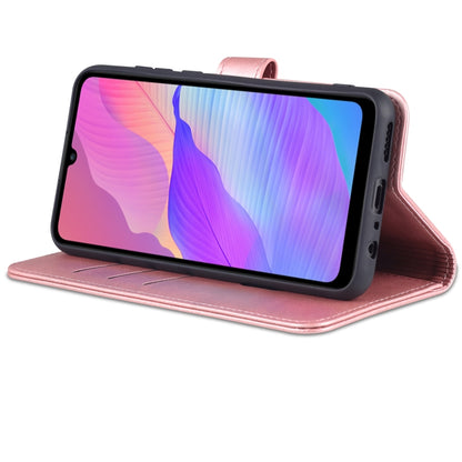 For Huawei Enjoy 20e AZNS Skin Feel Calf Texture Horizontal Flip Leather Phone Case(Rose Gold) by AZNS