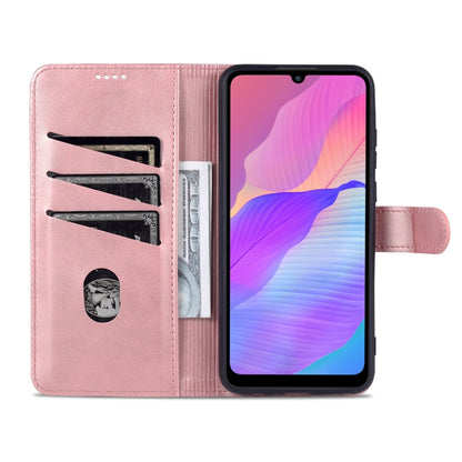 For Huawei Enjoy 20e AZNS Skin Feel Calf Texture Horizontal Flip Leather Phone Case(Rose Gold) by AZNS