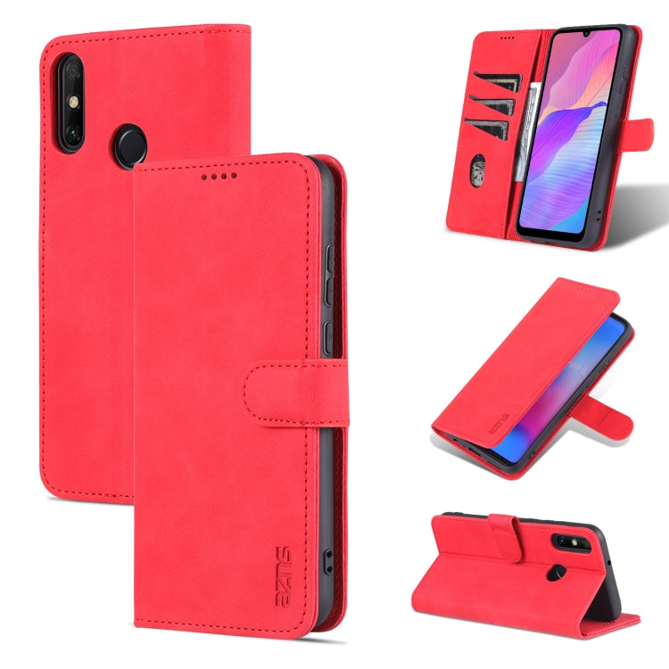 For Huawei Enjoy 20e AZNS Skin Feel Calf Texture Horizontal Flip Leather Phone Case(Red) by AZNS