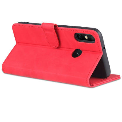 For Huawei Enjoy 20e AZNS Skin Feel Calf Texture Horizontal Flip Leather Phone Case(Red) by AZNS