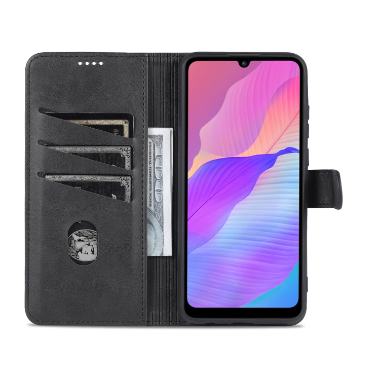 For Huawei Enjoy 20e AZNS Skin Feel Calf Texture Horizontal Flip Leather Phone Case(Black) by AZNS