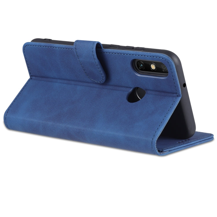 For Huawei Enjoy 20e AZNS Skin Feel Calf Texture Horizontal Flip Leather Phone Case(Blue) by AZNS