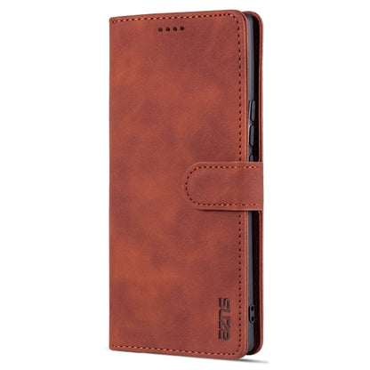 For Honor 60 AZNS Skin Feel Calf Texture Horizontal Flip Leather Phone Case(Brown) by AZNS