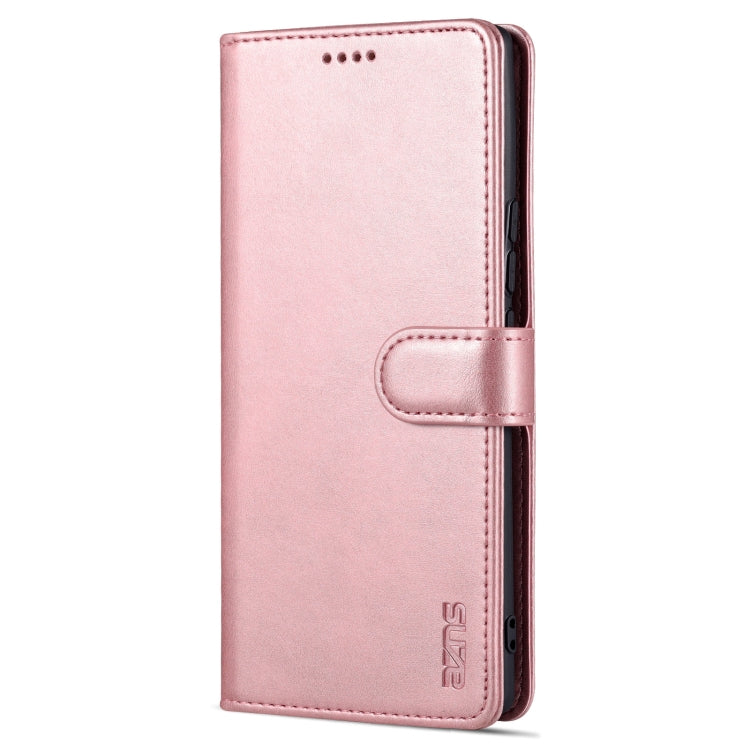 For Honor 60 AZNS Skin Feel Calf Texture Horizontal Flip Leather Phone Case(Rose Gold) by AZNS