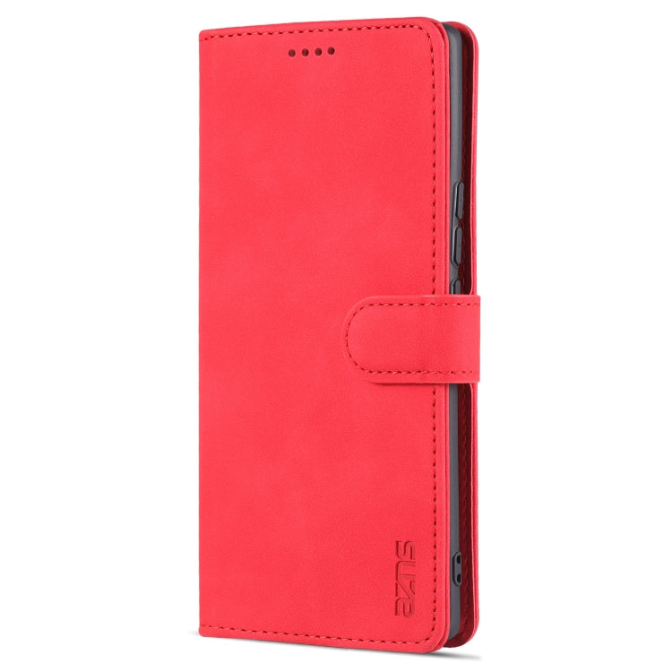 For Honor 60 AZNS Skin Feel Calf Texture Horizontal Flip Leather Phone Case(Red) by AZNS