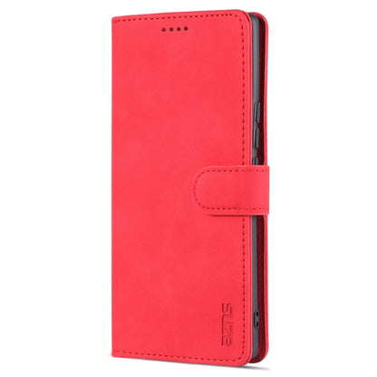 For Honor 60 AZNS Skin Feel Calf Texture Horizontal Flip Leather Phone Case(Red) by AZNS