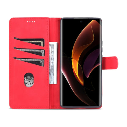 For Honor 60 AZNS Skin Feel Calf Texture Horizontal Flip Leather Phone Case(Red) by AZNS