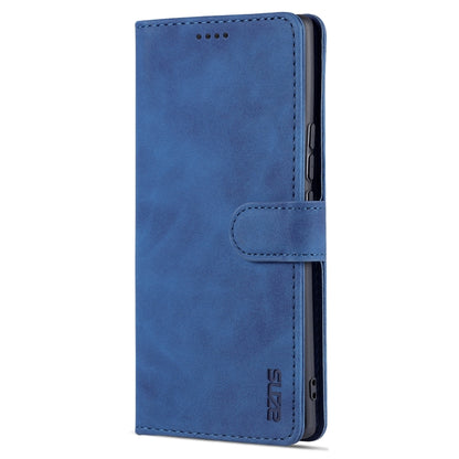For Honor 60 AZNS Skin Feel Calf Texture Horizontal Flip Leather Phone Case(Blue) by AZNS