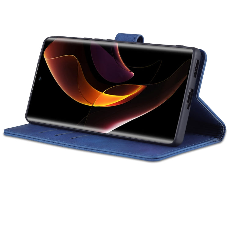 For Honor 60 AZNS Skin Feel Calf Texture Horizontal Flip Leather Phone Case(Blue) by AZNS