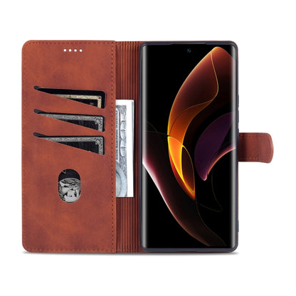 For Honor 60 Pro AZNS Skin Feel Calf Texture Horizontal Flip Leather Phone Case(Brown) by AZNS