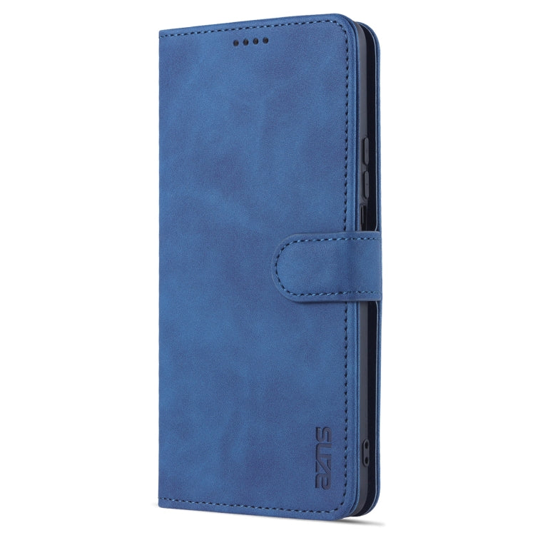 For Honor X30 AZNS Skin Feel Calf Texture Horizontal Flip Leather Phone Case(Blue) by AZNS
