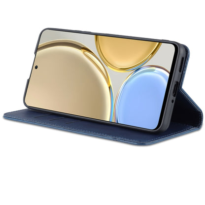 For Honor X30 AZNS Magnetic Calf Texture Leather Phone Case(Dark Blue) by AZNS