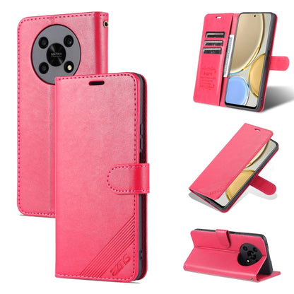 For Honor X30 AZNS Sheepskin Texture Flip Leather Phone Case(Red) by AZNS