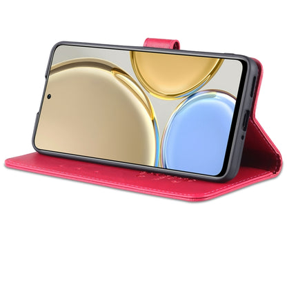 For Honor X30 AZNS Sheepskin Texture Flip Leather Phone Case(Red) by AZNS