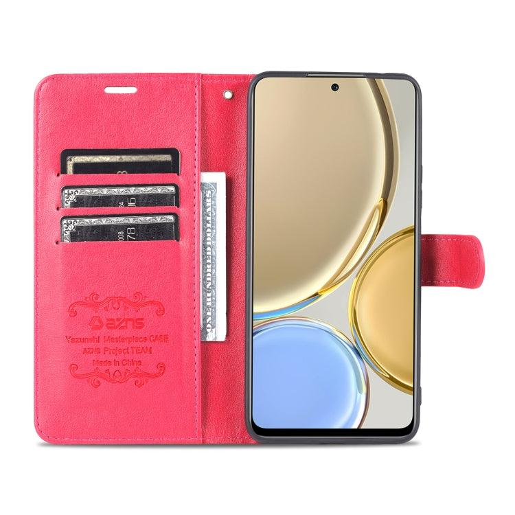 For Honor X30 AZNS Sheepskin Texture Flip Leather Phone Case(Red) by AZNS