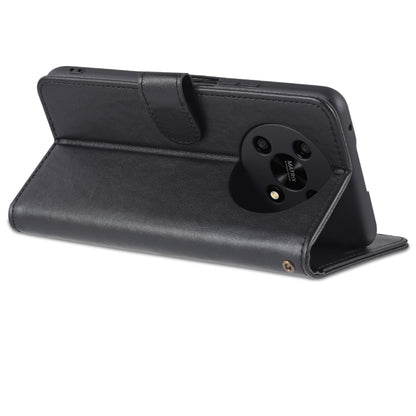 For Honor X30 AZNS Sheepskin Texture Flip Leather Phone Case(Black) by AZNS