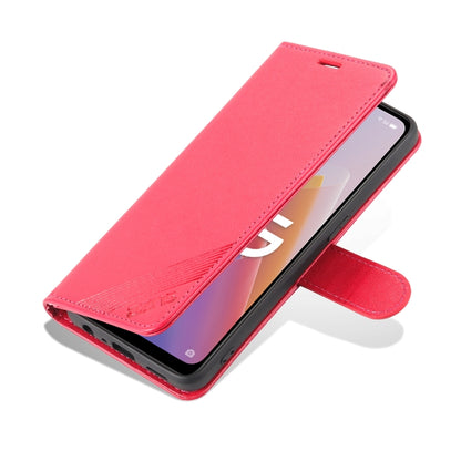 For OnePlus Nord N20 5G AZNS Sheepskin Texture Flip Leather Phone Case(Red) by AZNS