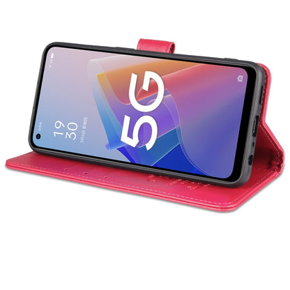 For OnePlus Nord N20 5G AZNS Sheepskin Texture Flip Leather Phone Case(Red) by AZNS