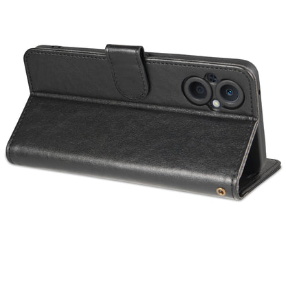 For OnePlus Nord N20 5G AZNS Sheepskin Texture Flip Leather Phone Case(Black) by AZNS