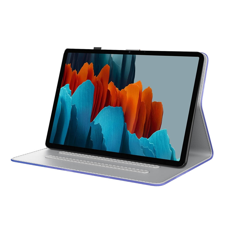 For Samsung Galaxy Tab S9 Watercolor Pattern Flip Leather Tablet Case(Winter Snow) by bashfashion