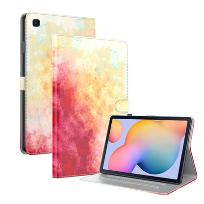 For Samsung Galaxy Tab S5e/T720/T725 Watercolor Pattern Flip Leather Tablet Case(Spring Cherry) by bashfashion