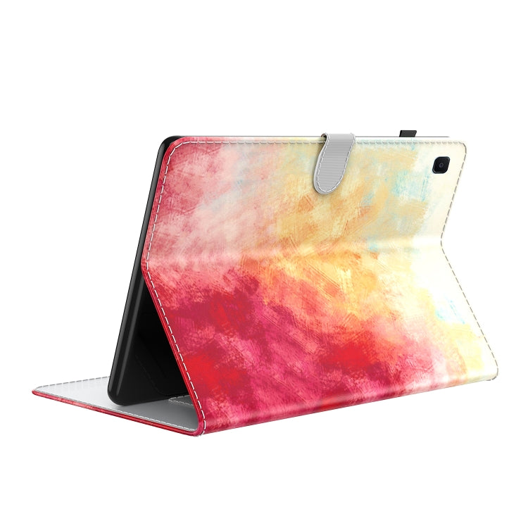 For Samsung Galaxy Tab S5e/T720/T725 Watercolor Pattern Flip Leather Tablet Case(Spring Cherry) by bashfashion