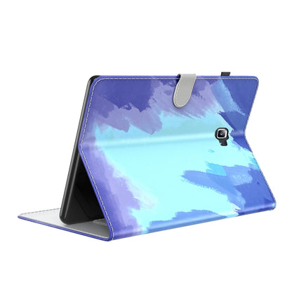 For Samsung Galaxy Tab A 10.1 2016/T580/T585 Watercolor Pattern Flip Leather Tablet Case(Winter Snow) by bashfashion