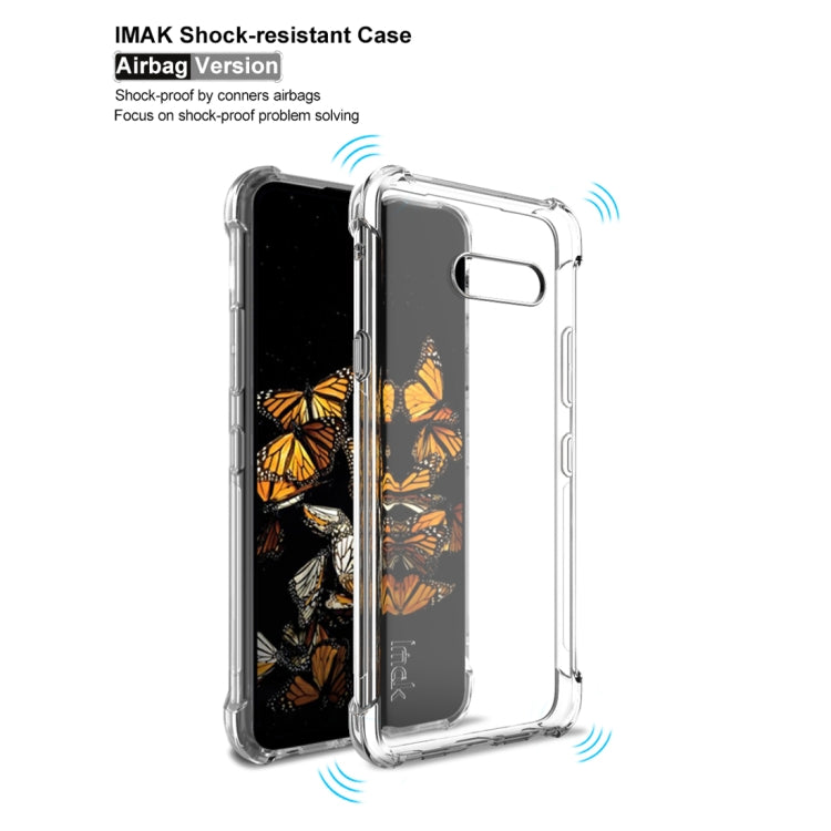 For LG G8X ThinQ / V50S ThinQ 5G IMAK All-inclusive Shockproof Airbag TPU Case with Screen Protector(Transparent) by imak