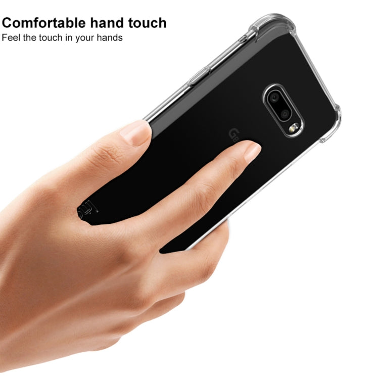 For LG G8X ThinQ / V50S ThinQ 5G IMAK All-inclusive Shockproof Airbag TPU Case with Screen Protector(Transparent) by imak