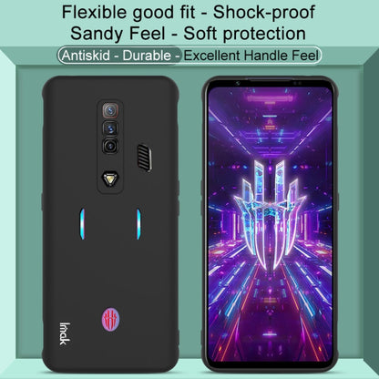 For ZTE nubia Red Magic 7 imak UC-3 Series Shockproof Frosted TPU Phone Case(Black) by imak