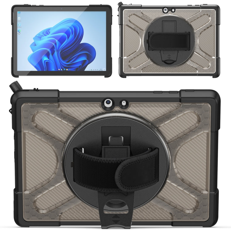 For Microsoft Surface Go 4 / 3 / 2 / 1 TPU + PC Tablet Case(Tea Color) by bashfashion