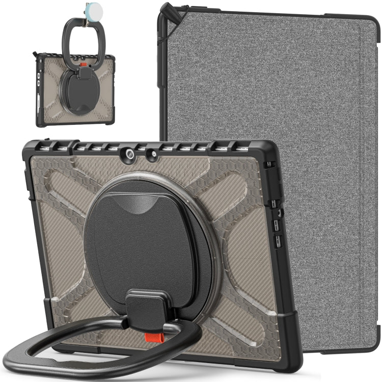 For MicroSoft Surface Pro 8 TPU + PC Tablet Case(Tea Color) by bashfashion