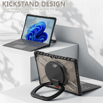 For MicroSoft Surface Pro 8 TPU + PC Tablet Case(Tea Color) by bashfashion