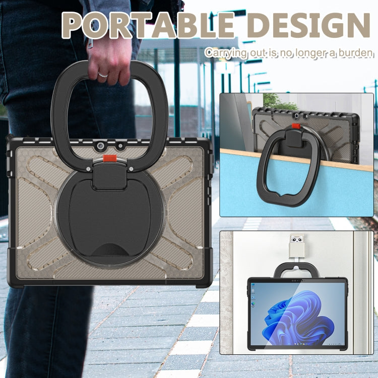 For MicroSoft Surface Pro 8 TPU + PC Tablet Case(Tea Color) by bashfashion