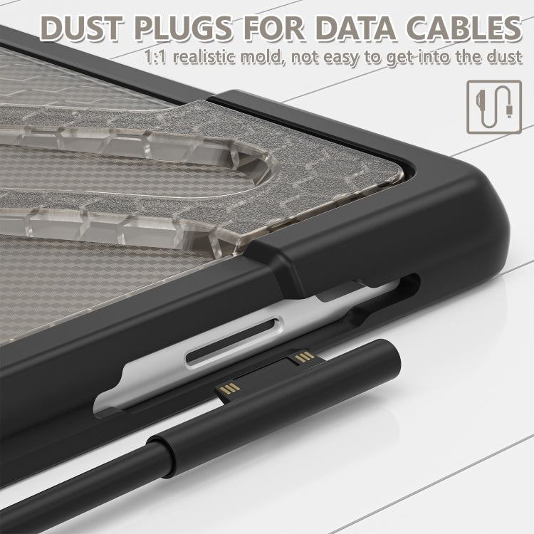 For MicroSoft Surface Pro 8 TPU + PC Tablet Case(Tea Color) by bashfashion