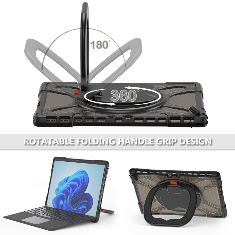 For MicroSoft Surface Pro 8 TPU + PC Tablet Case(Tea Color) by bashfashion