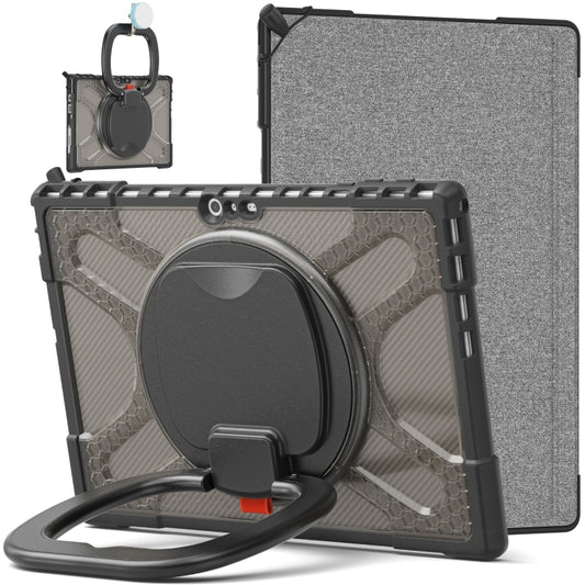 For MicroSoft Surface Pro 4 / 5 / 6 / 7 TPU + PC Tablet Case(Tea Color) by bashfashion