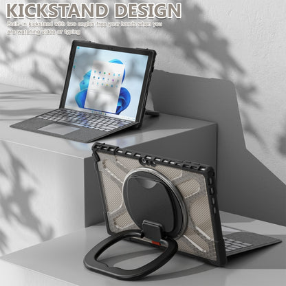 For MicroSoft Surface Pro 4 / 5 / 6 / 7 TPU + PC Tablet Case(Tea Color) by bashfashion