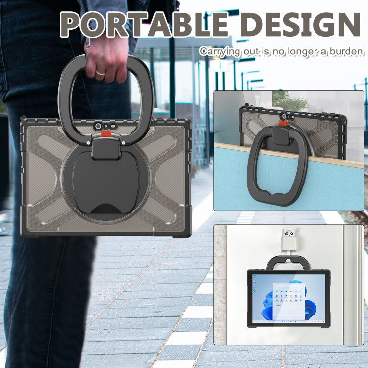 For MicroSoft Surface Pro 4 / 5 / 6 / 7 TPU + PC Tablet Case(Tea Color) by bashfashion